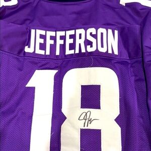 Purple Sports Jersey with Number 18